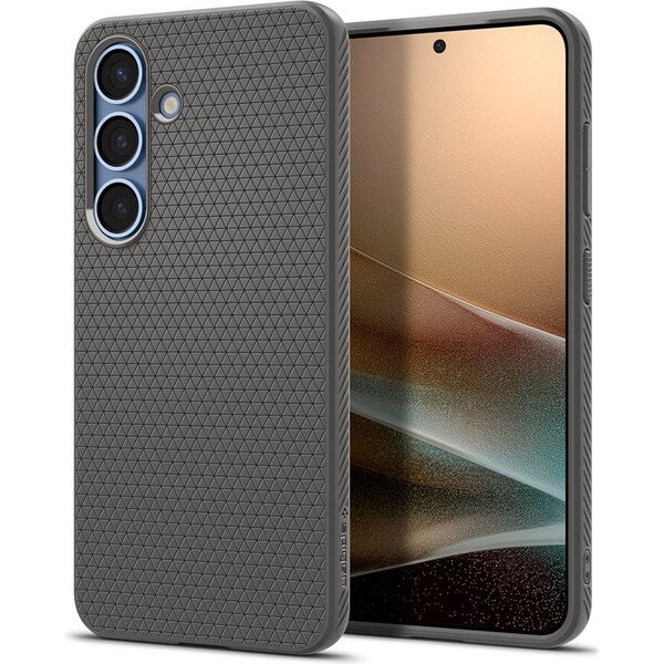 Spigen Liquid Air kryt Samsung Galaxy S25 marble gray