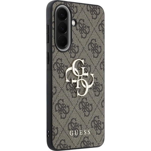 Guess PU 4G Metal Logo kryt Samsung Galaxy A57 hnědý - Pouzdra - Obrázek edbc6d7a49164b198bb947651f895358
