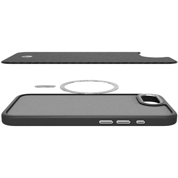 Spigen Enzo Aramid MagSafe kryt iPhone 17e/16e matně černý - Pouzdra - Obrázek edd1d77de7a14c328604c5ebf5ad156f