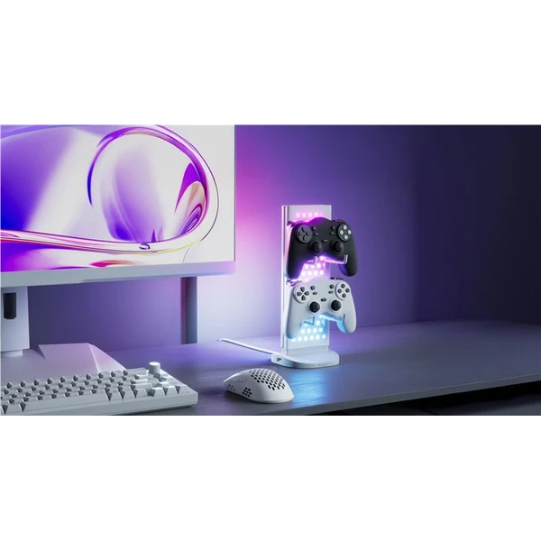 Nanoleaf Pegboard Desk Dock stolní dokovací stanice bílá - Chytrá osvětlení - Obrázek ede4a0254a794746afc3e60888bbb1b3