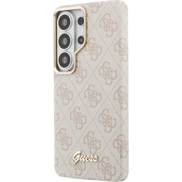 Guess PU 4G Script Metal Logo Magnetic kryt Samsung Galaxy S26 Ultra růžový - Pouzdra - Obrázek edfb872aea1f465d9ecc4fc0769e7f92