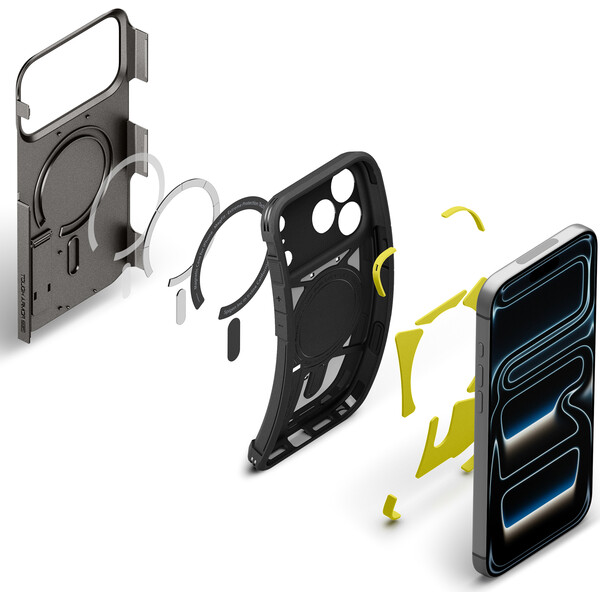Spigen Tough Armor T MagSafe kryt iPhone 18 Pro/17 Pro gunmetal - Pouzdra - Obrázek ee02c3b3db5c401b839669c9436826e4