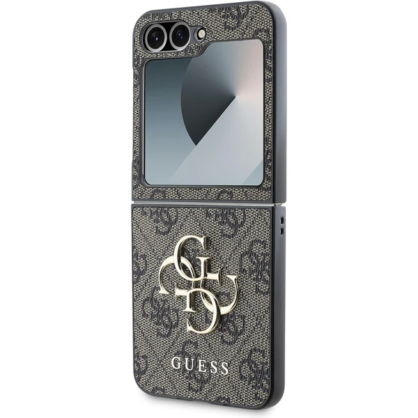 Guess PU 4G Metal Logo kryt Samsung Galaxy Z Flip 6 hnědý - Pouzdra - Obrázek ee0f50a770a24201bae33182e1abd638