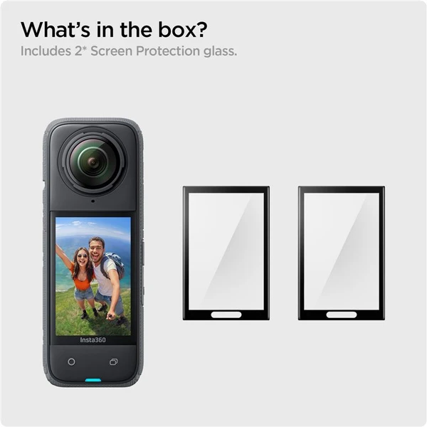 Spigen Glass tR Slim tvrzené sklo pro Insta 360 X4 černé (2 ks) - Ochranné folie a skla - Obrázek ee1264e160954666b822d018770cac20