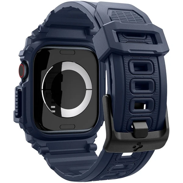 Spigen Rugged Armor Pro řemínek s pouzdrem Apple Watch 10/11 (46mm) modrý - Řemínky - Obrázek ee3307ea53644ea2974f178730e59f64