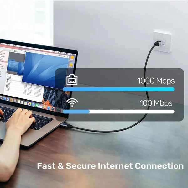PremiumCord USB-C/RJ45 Cat6 síťový kabel 1m černý/bílý - Kabely a redukce - Obrázek ee3a73e93e854c2f93f8d2a7ea0ae51c