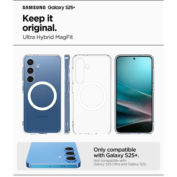 Spigen Ultra Hybrid MagSafe kryt Samsung Galaxy S25+ bílý - Pouzdra - Obrázek ee3dee05cb234e5d890c843acf09f32f