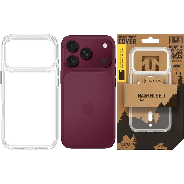 Tactical MagForce 2.0 MagSafe kryt Apple iPhone 17 Pro/18 Pro stříbrný - Pouzdra - Obrázek ee4cf575f68048ae971d37dab8c33114