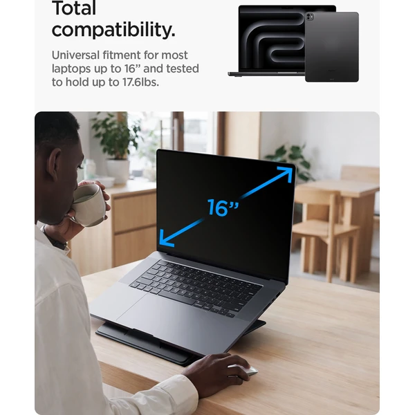 Spigen Slim Fold Laptop Stand & Standing Desk stojánek černý - Stojánky - Obrázek ee741fb88c4247e49e43f84df1804729