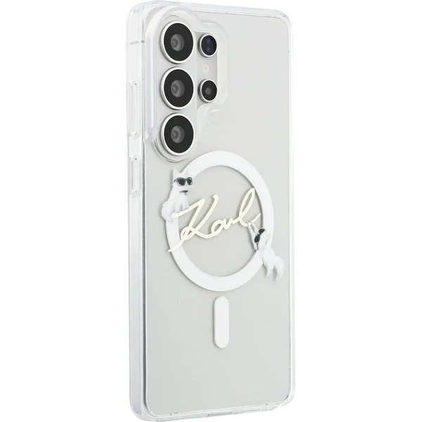 Karl Lagerfeld IML Choupette Karl Script Logo Magnetic kryt Samsung Galaxy S26 Ultra čirý - Pouzdra - Obrázek eea146fe06114d81aa59c29866fdd600