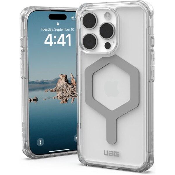 UAG Plyo Magsafe kryt iPhone 16 Pro bílý/stříbrný