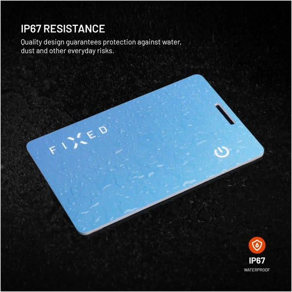 FIXED Tag Card 2 smart tracker s Find My a bezdrátovým nabíjením, modrý - Lokátory - Obrázek eea902a826874656856215ca97012043