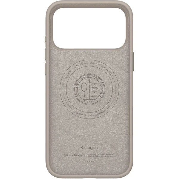 Spigen Silicone Fit MagSafe kryt iPhone 17 Pro stone - Pouzdra - Obrázek eebaa7253b59420caeedfcb9ad654808