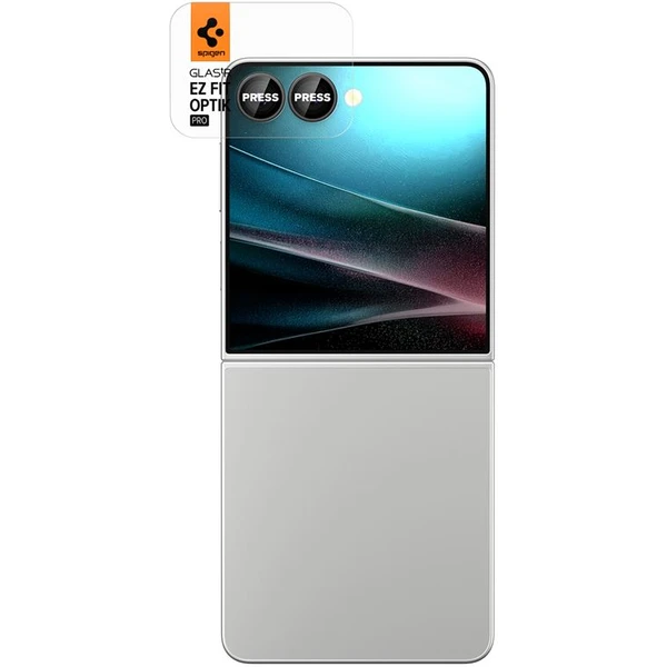 Spigen Glass tR EZ Fit Optik Pro HD sklo Samsung Galaxy Z Flip7 černé (2 ks) - Ochranné folie a skla - Obrázek eee8a7d07c5548b3ab0e3754cfeafce6