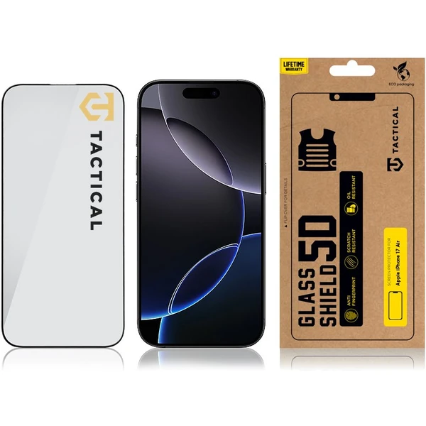 Tactical Glass Shield 5D sklo pro Apple iPhone Air černé - Ochranné folie a skla - Obrázek eefa8c950c4a4b6dacbeb32444dbe91c