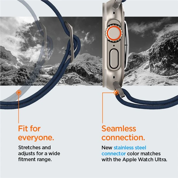 Spigen Lite Fit Ultra řemínek Apple Watch 49/46/45/44/42mm modrý - Řemínky - Obrázek ef220eacc6cc443791627cb124aff65c