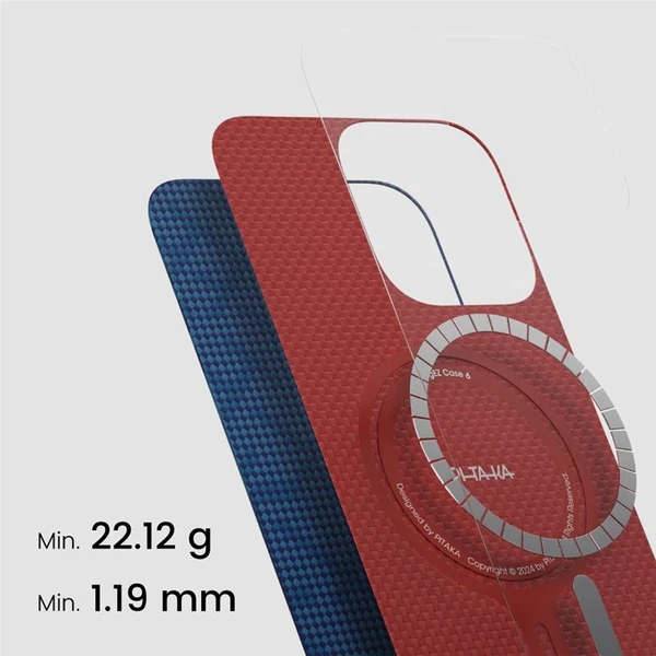 Pitaka Tactile Woven Case kryt iPhone 16 Pro Max PTK Dark Blue - Pouzdra - Obrázek ef3f189f36944365b24555170e4d442d