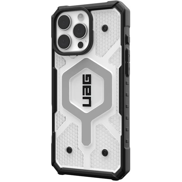 UAG Pathfinder Clear Magsafe kryt iPhone 16 Pro Max bílý - Pouzdra - Obrázek ef5ec218d4d347bf91727f6d916fa523