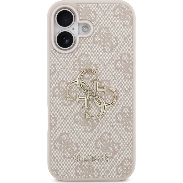 Guess PU 4G Metal Logo kryt iPhone 17 růžový - Pouzdra - Obrázek ef6ff21d789c48c2828ffccb682dfdf5
