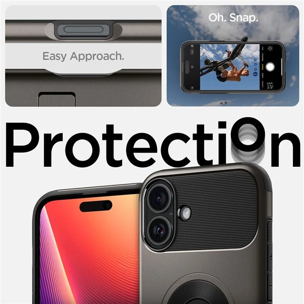 Spigen Slim Armor MagSafe kryt iPhone 16 gunmetal - Pouzdra - Obrázek ef7ebbd0ff9245ebb47355cb8432e018