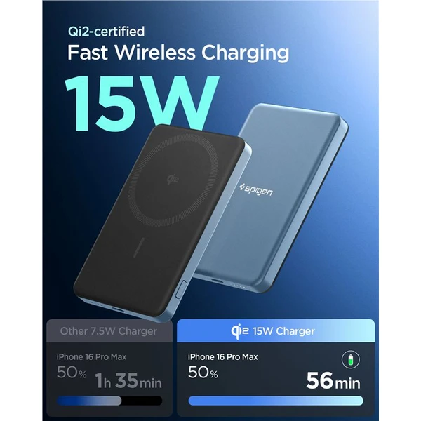 Spigen Essential EA2205MQ MagSafe/Qi2 powerbanka 5000mAh (22,5W) modrá - Powerbanky - Obrázek ef8beed9d85e4b50b8cbf28702248438
