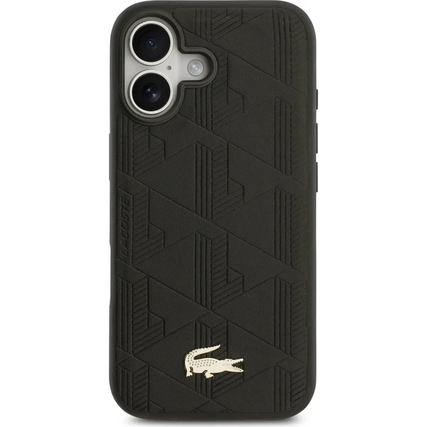 Lacoste PU Nomogramme Gold Logo MagSafe kryt iPhone 17 černý - Pouzdra - Obrázek efa95b667fe44d2eb0b071c81737bbe5