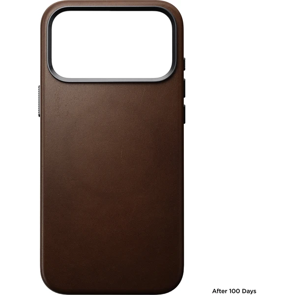 Nomad Traditional Leather MagSafe kožený kryt iPhone 18 Pro Max Brown - Pouzdra - Obrázek efb32a40c5ca486da64c11c7865e25a5