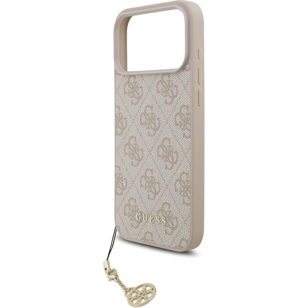 Guess 4G Charm kryt iPhone 17 Pro Max růžový - Pouzdra - Obrázek efbca5033a4f4a278758747d0f71f4ea