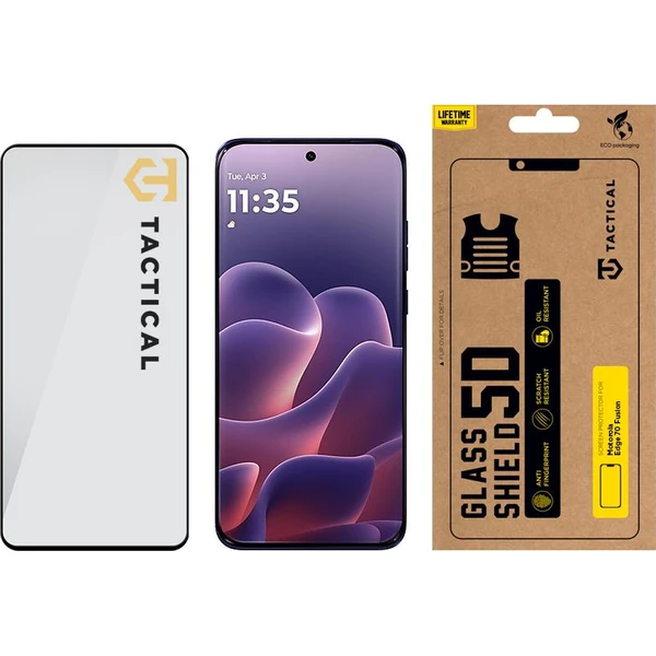 Tactical Glass Shield 5D sklo pro Motorola Edge 70 Fusion černé - Ochranné folie a skla - Obrázek efbff3b24b66438cb325d7a2760ef590