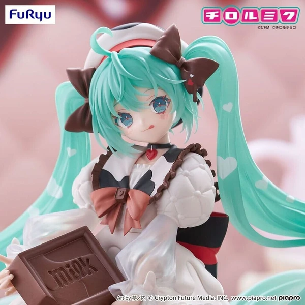 Figurka Furyu Trio-Try-iT Hatsune Miku x Tirol Choco - Hatsune Miku Milk Ver. 18 cm - Figurky - Obrázek efe43571f4984e438f5a337f908451ec