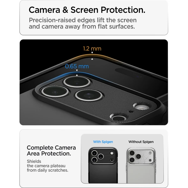 Spigen Tough Armor T MagSafe kryt iPhone 18 Pro/17 Pro black - Pouzdra - Obrázek f01cbc43c99b46ed8aacd40dedd509ee