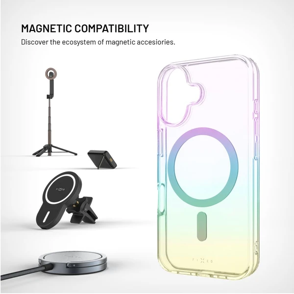 FIXED MagRainbow kryt s MagSafe Apple iPhone 16 duhový - Pouzdra - Obrázek f027e30f08cc46fb8e4d2966b4b15baf