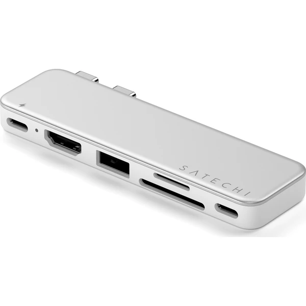 Satechi USB-C Snap Hub (MacBook Neo) stříbrný - USB huby - Obrázek f03031359b124dd885270d4c12356895