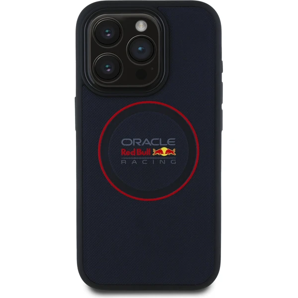 Oracle Red Bull Racing PU Leather Red Ring MagSafe kryt iPhone 15 Pro Max modrý - Pouzdra - Obrázek f0325537dbc84eff907f70ca3fb933db