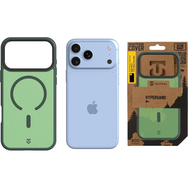 Tactical MagForce Hypersand MagSafe kryt Apple iPhone 17 Pro Max/18 Pro Max Forest Green - Pouzdra - Obrázek f049034f93f44eeb92f69eda370e445b