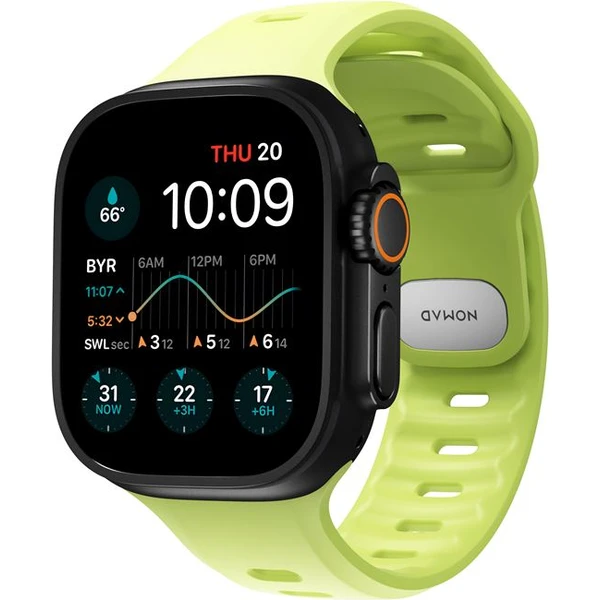 Nomad Tempo Band FKM řemínek Apple Watch 49mm/Ultra lime - Řemínky - Obrázek f087ea25a0f44df5b73f369d51c5f01d