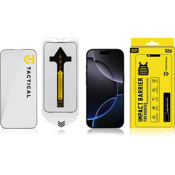 Tactical Impact Barrier for Rookies sklo s aplikátorem Apple iPhone 16 Pro - Ochranné folie a skla - Obrázek f0af3f312dfb4f6ba64115c84ac77b2f