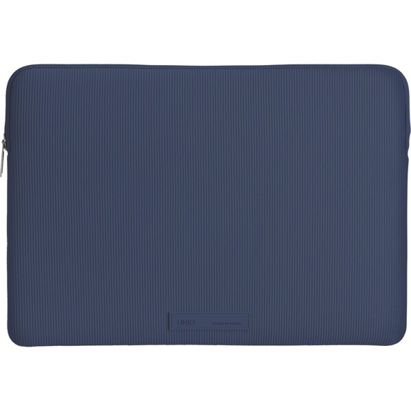UNIQ Cyprus Ridge Edition neoprenové pouzdro pro MacBook Neo 13"/ Air 13" tmavě modré