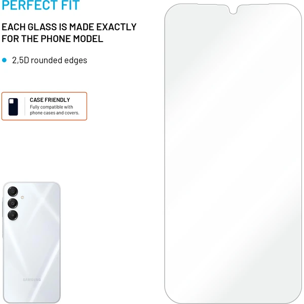 FIXED 2,5D tvrzené sklo Samsung Galaxy A16 4G/5G/A26 5G čiré - Ochranné folie a skla - Obrázek f0dd0c02d0aa43dfa3fb03cbafa559d7