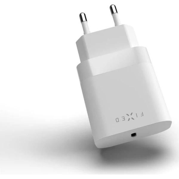 FIXED nabíječka  s USB-C výstupem a podporou PD 20W bílá - Nabíječky - Obrázek f0def5d6199a4f6b814ae59b5e4767ef