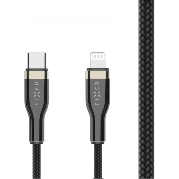 FIXED USB-C/Lightning napájecí kabel 60W 0,5m černý - Kabely a redukce - Obrázek f0f7bc1f2ab74e00a5cfc1dae10f8c52