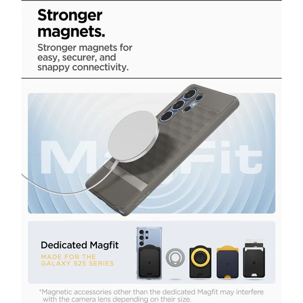 Spigen Parallax MagSafe kryt Samsung Galaxy S25 Ultra šedý - Pouzdra - Obrázek f12828a7f21049e2b2313764a4799b83