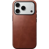Nomad Modern Leather (Horween) MagSafe kožený kryt iPhone 17 Pro/18 Pro Olde Dublin - Pouzdra