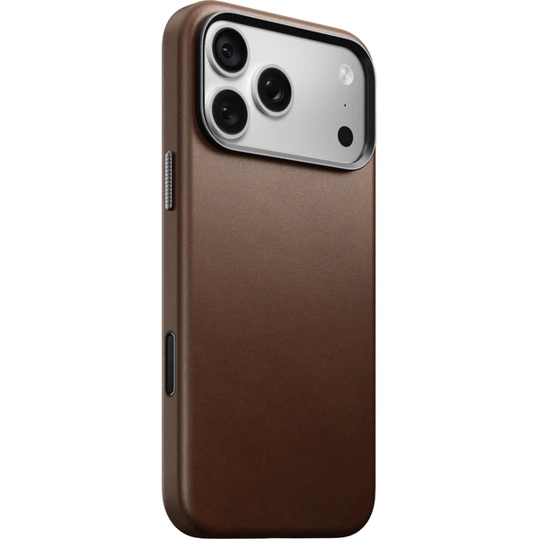 Nomad Traditional Leather MagSafe kožený kryt iPhone 17 Pro Max/18 Pro Max Brown - Pouzdra - Obrázek f1a30ecb38eb45fdb778ef388616faf9