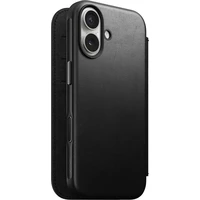 Nomad Modern Leather Folio MagSafe kožené pouzdro iPhone 17 Black - Pouzdra