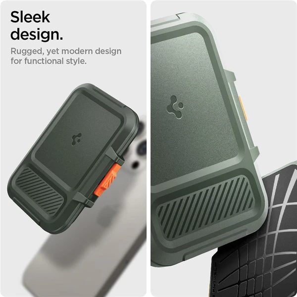 Spigen Lock Fit MagSafe Wallet peněženka tmavě zelená - Peněženky - Obrázek f1cc8c0445494fb3a08569052bde7fe2