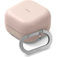 ELAGO Silicone Hang Case pouzdro pro Samsung Galaxy Buds4/Buds4 Pro světle růžové - Pouzdra