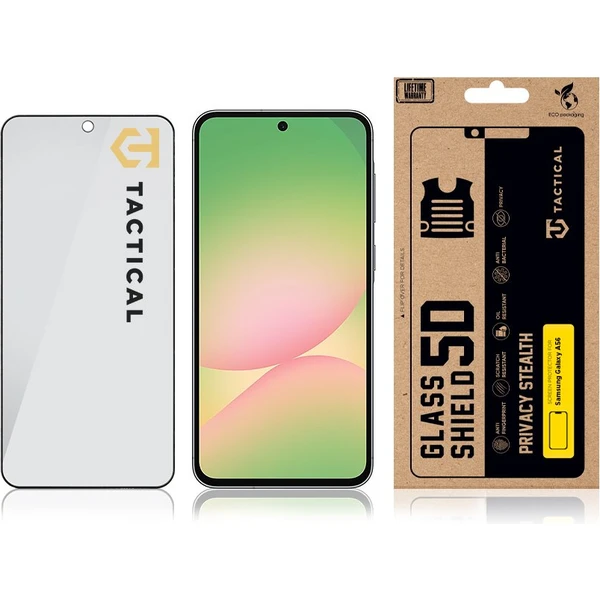 Tactical Glass Shield Privacy Stealth 5D sklo Samsung Galaxy A36/A56 černé - Ochranné folie a skla - Obrázek f1d408a7cfff4ee49d0fe3fb79b3e13e