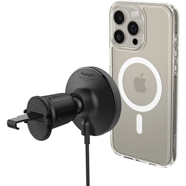 Spigen OneTap Pro 4 Airvent Hook Qi2 MagSafe držák do mřížky ventilace s nabíjením černý - Držáky - Obrázek f20abf4d627d4f19a375e229359bb08e
