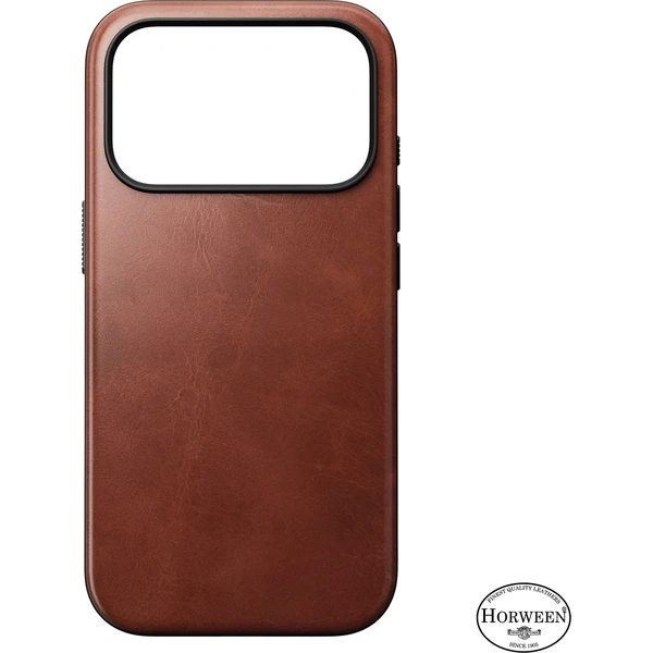 Nomad Modern Leather (Horween) MagSafe kožený kryt iPhone 18 Pro Olde Dublin - Pouzdra - Obrázek f20ce34bff864be19d9d77b562a10f48